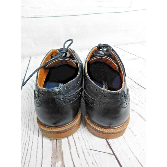 Nunn Bush Men's Kirkwood Cap Toe Oxford Shoes 81030-001 Black Size 7.5M Comfort - Picture 4 of 9